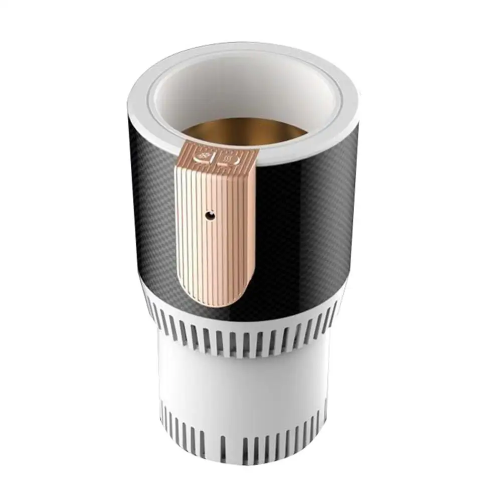 

12V 2-in-1Mini Smart Car Refrigerator Cup Hot And Cold Travel Water Heating Milk Insulation Electric Cup Cooling Thermos