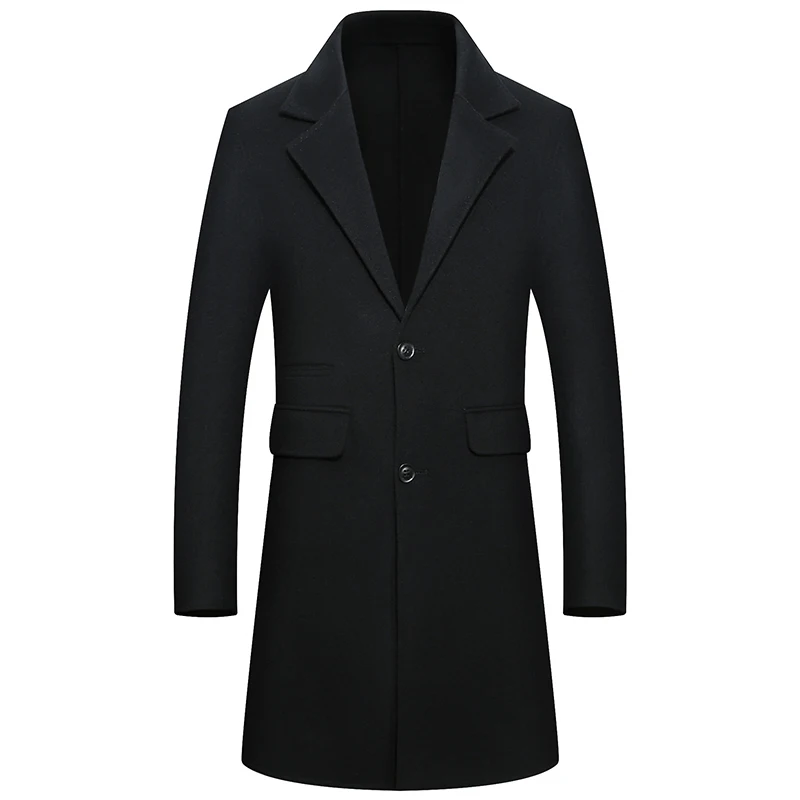 

Winter Wool Coat Europe Brand Quality Cashmere Woolen Jacket Male Military Coats Free Shipping Men Tops