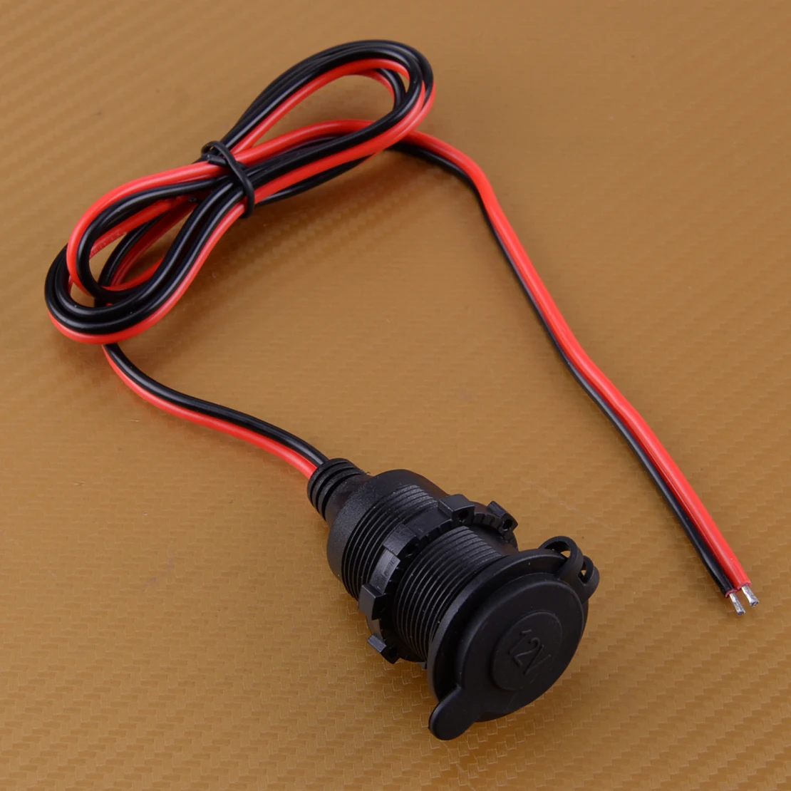 

12V DC Female Car Cigarette Lighter Socket Plug Connector Adapter Cable