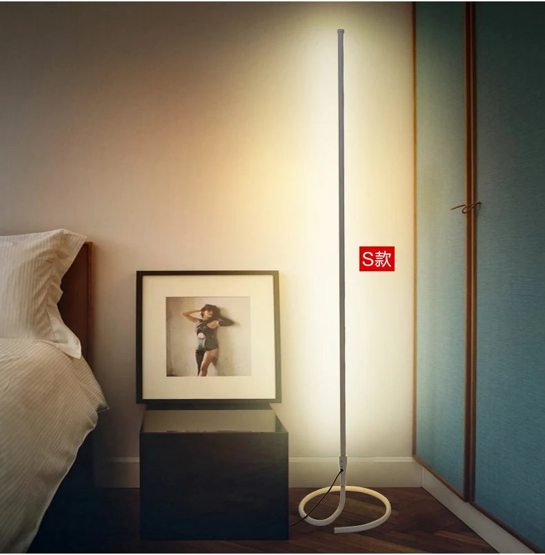 СВЕТОДИОДНЫЙ торшер INS, атмосферная лампа, подставка для спальни, гостиной, минималистичный креативный скандинавский торшер, Lampara De Pie, Декор для дома