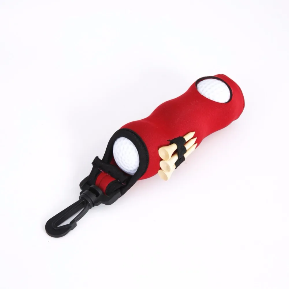 

Portable Small Golf Ball Bag Golf Tees Holder Carrying Storage Case Neoprene Pouch with Swivel Waist Belt Clip - Choose Colors