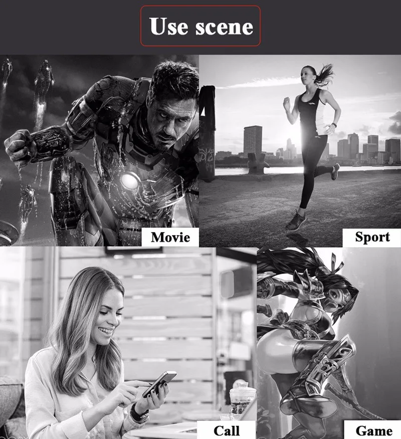 Business Bluetooth Earphone V8 Noise Cancelling Voice Control Handsfree Wireless Headset Headphone Sports Running Office Headset (12)