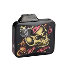 ZZtech Original Novo METO Duas resistências de sucção kit vape caixa mod 1.5 ml grande fumar vaporizador com 650 mah E -kit vape cigarro