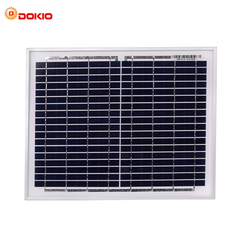 ECO-WORTHY 20 Watt Epoxy Solar Panel mit 2m Kabel /& 30A Clip f/ür 12V Camping Ladeger/ät