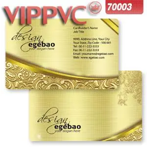

a70003 Credit card size Business cards white plastic PVC card