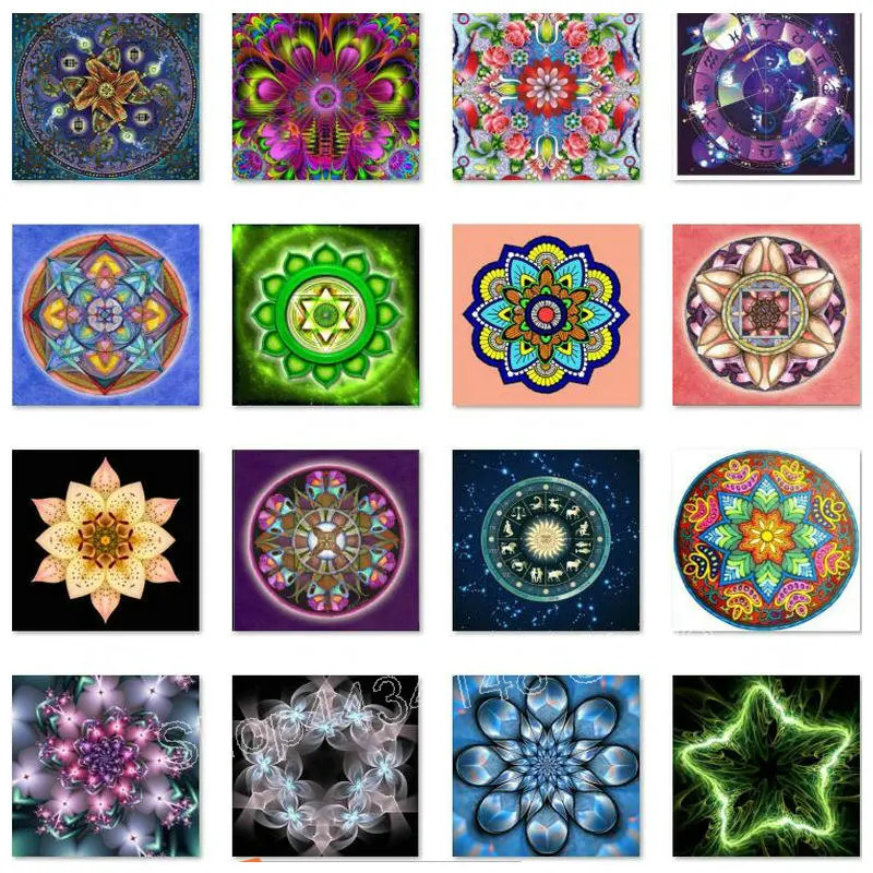 

5D Diamond Painting Diy Diamond Embroidery Religious mandala disk Diamond Mosaic Pasted Cross Stitch Craft Needlework