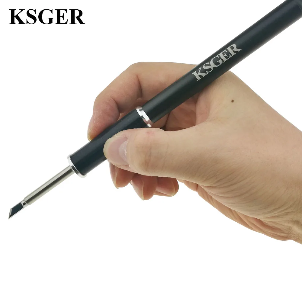 KSGER T12 алюминиевый сплав FX9501 ручка STM32 OLED паяльная станция сварочные наконечники