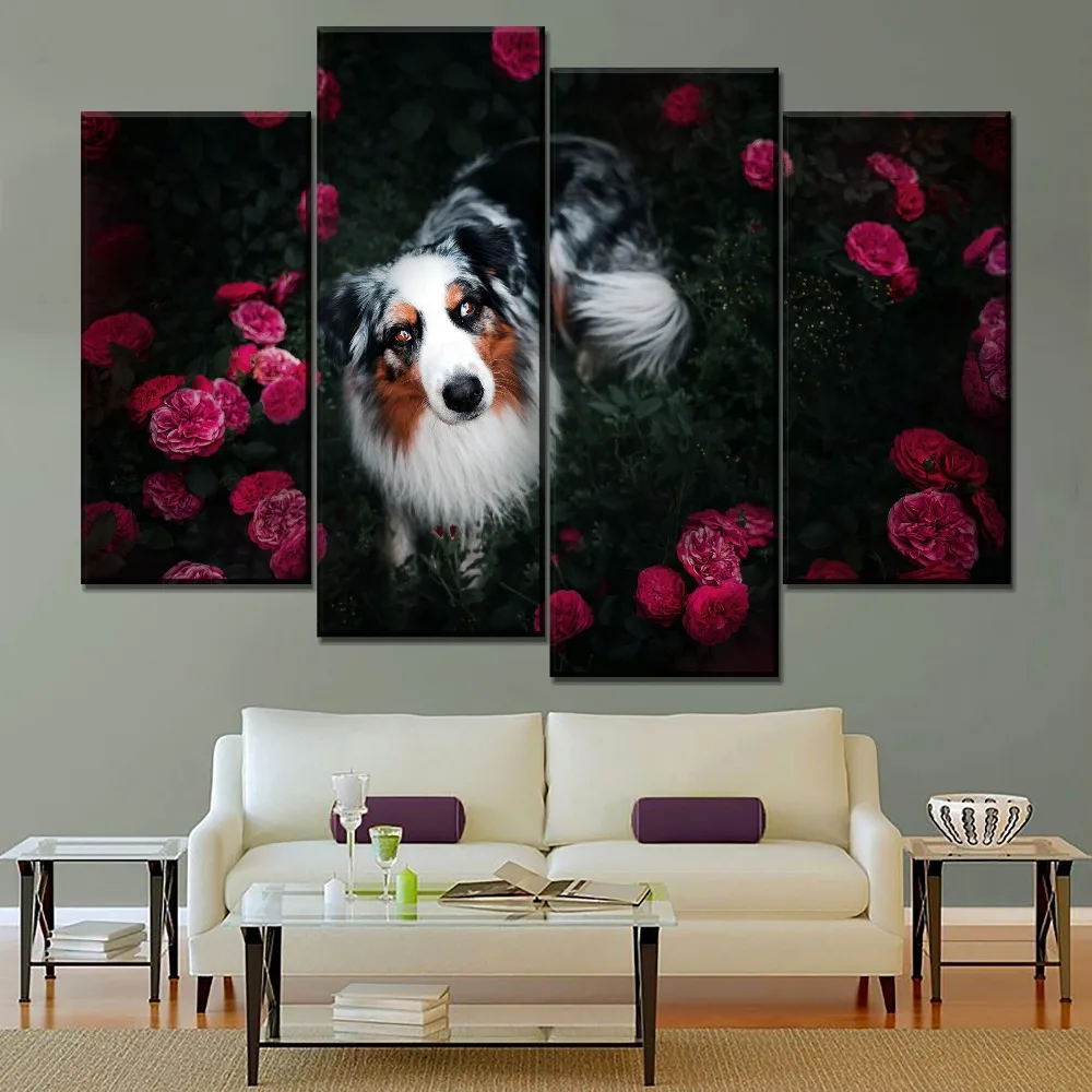 australian shepherd wall art