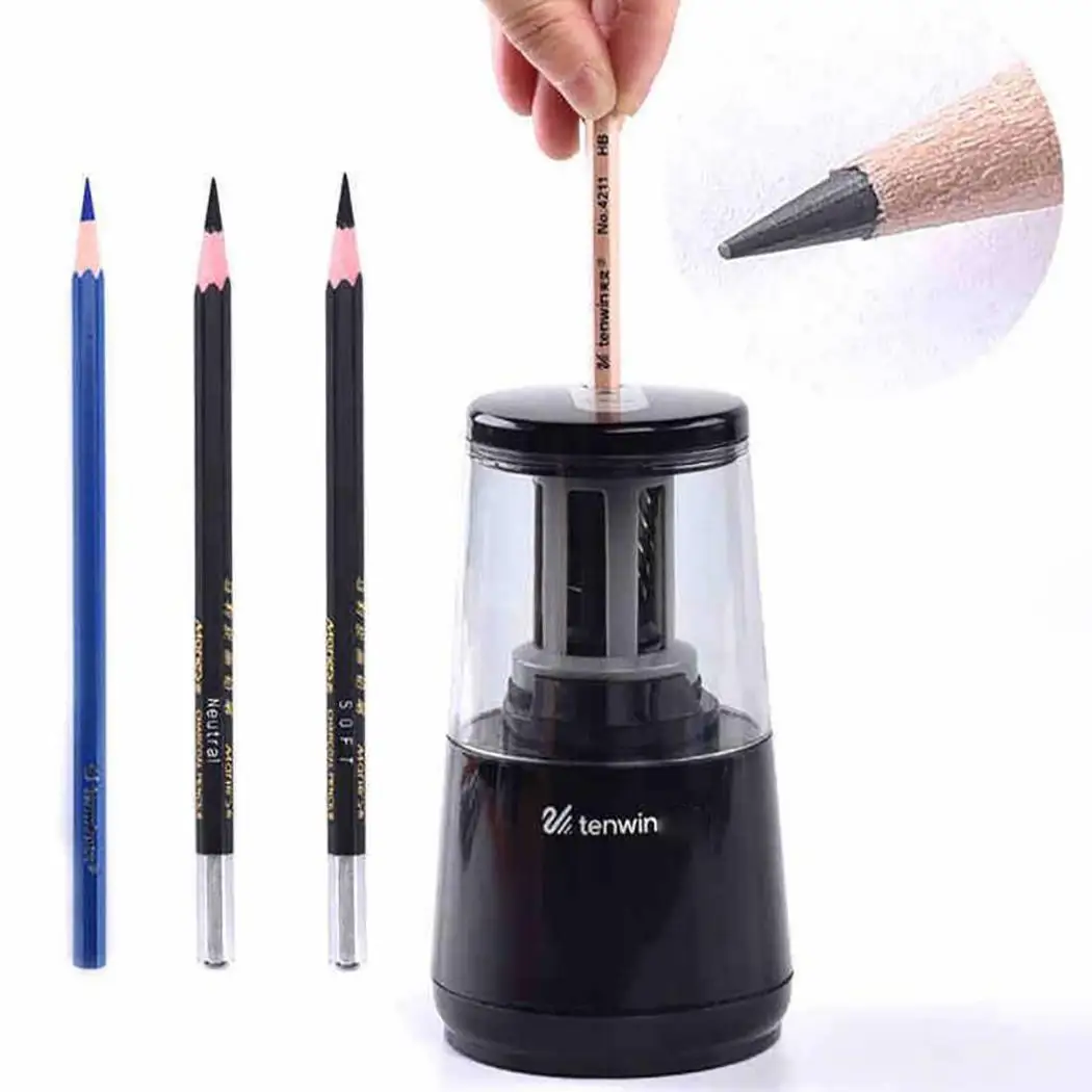 

Multi-function Automatic Electric Pencil Sharpener Student Pencil Home, School Overheating Protection Knife