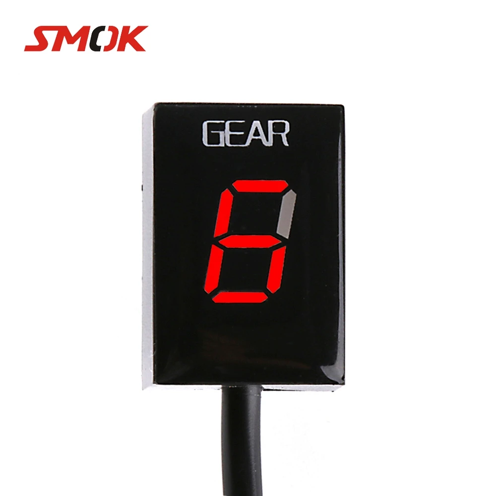 

SMOK Motorcycle 1-6 Level Digital Speed Gear Display Indicator For Aprilia RS 125 ETV 1000 Caponord RSV4 Non-ABS RSV Mille Tuono