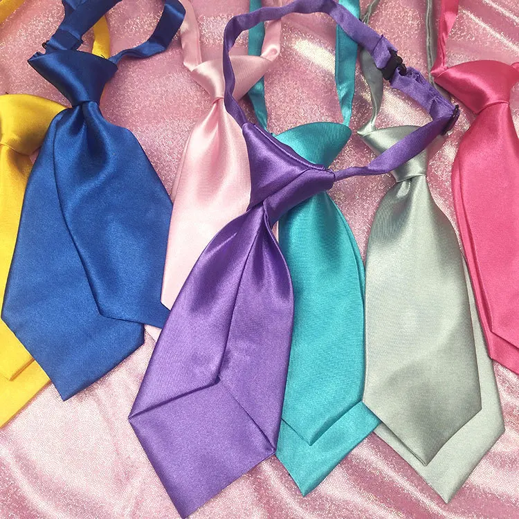 2019 новый детский двухслойный костюм с галстуком для мальчиков и девочек, аксессуары, галстуки с завязками, корейский женский студенческий