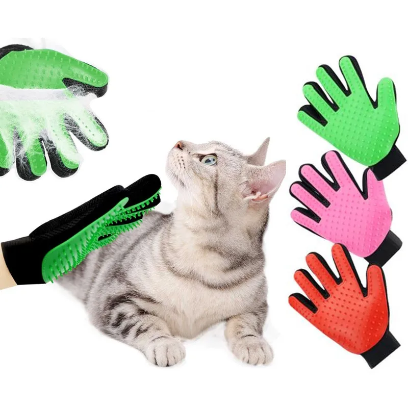 Buy Brush Glove for Animal Cat Supplies Pet Gloves