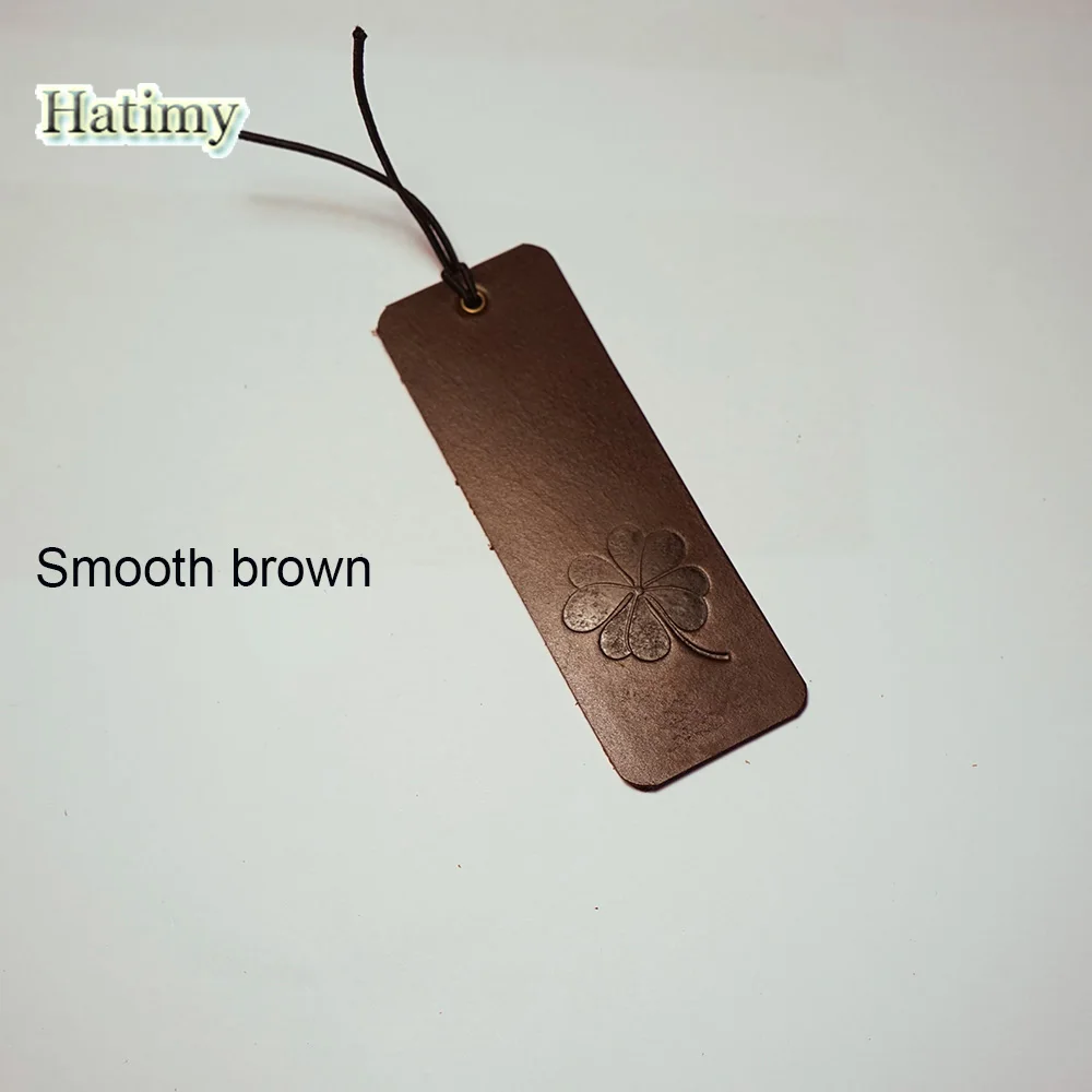 Genuine Leather Bookmark Marque Page Marcador de Livro Bookmarks For Books Clips Stationery Items 3color