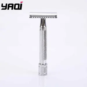Image 1 - Yaqi хромированная латунная бритва с тяжелой ручкой для влажной безопасности