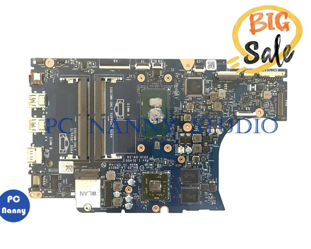 Материнская плата PCNANNY 0KFWK9 KFWK9 для ноутбука DELL Inspiron 5567 2 7 ГГц