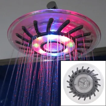 

IMC Hot High Quality TIMETOP Romantic 4 Mixed-color LED Shower Head Bathroom Sprinkler Free Shipping
