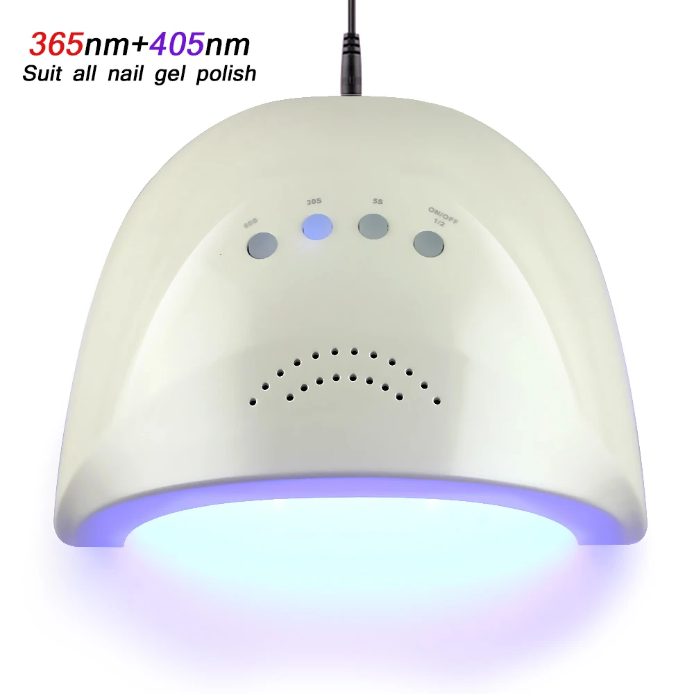 ФОТО Sunone 48W Professional UV/LED Lamp Nail Dryer Phototherapy Manicure Tool Beauty Nail Gel Lamp Curing For Nails 365 + 405nm