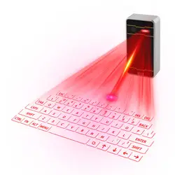 2019 новая 3D лазерная аналоговая Bluetooth игровая клавиатура Портативная Складная ультратонкая клавиатура touchpad алюминиевый сплав