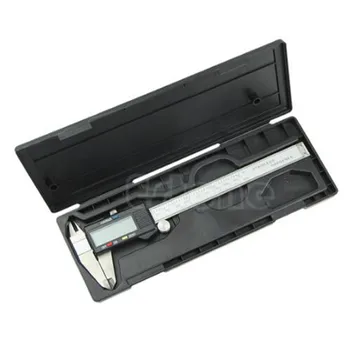 

6" Inch 150mm Electronic LCD Digital Vernier Caliper Gauge Ruler Stainless Steel