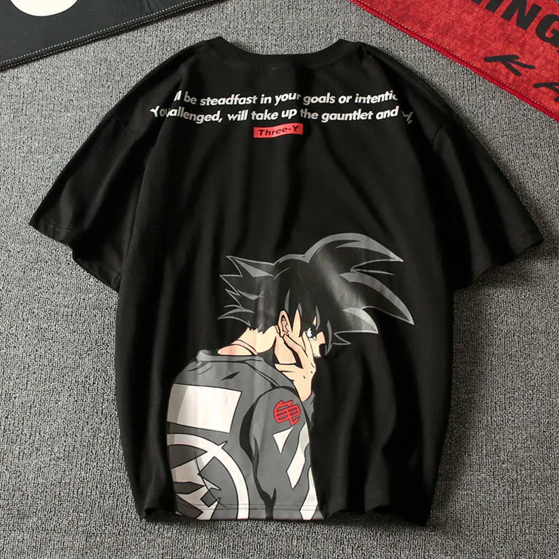 

Hip Hop T Shirt Men Naruto T-shirt Japan Harajuku Tshirt Streetwear Casual Short Sleeve Summer Tops Tee Amine Printed T Shirts