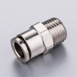 Размер трубки 3/8mm-3/8 NPT резьба MPC push для подключения равных латунных пневматических шлангов