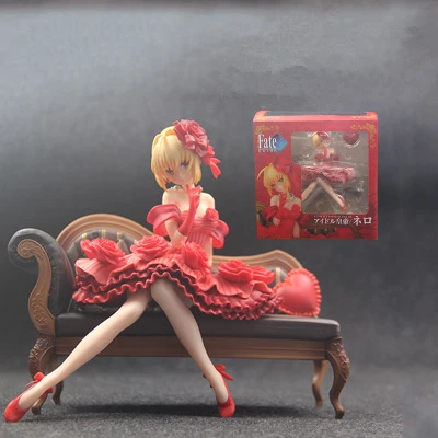 

Anime Fate Stay Night Extra Nero Claudius Caesar Augustus Germanicus Sexy Red Girls PVC Action Figure Model Toys With Box 20cm