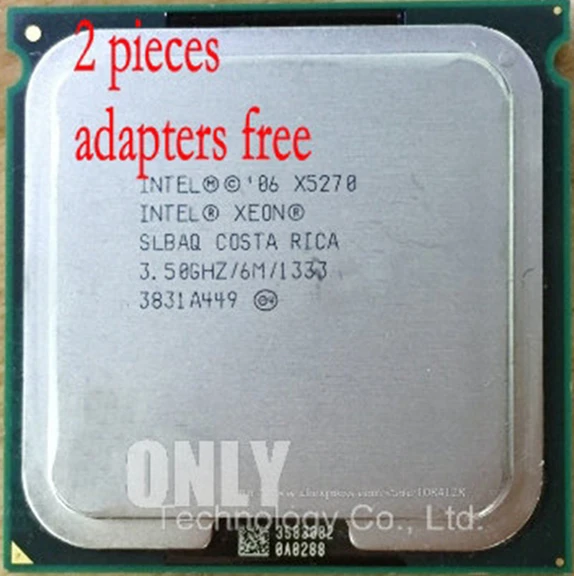 Процессор Intel Xeon X5270 3 5 ГГц/6 МБ/1333 процессор похож на LGA771 Core 2 Dual core E8600 работает