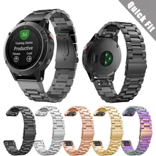 Распродажа сменный металлический ремешок из нержавеющей стали для Garmin Fenix 5 Прямая поставка 171110