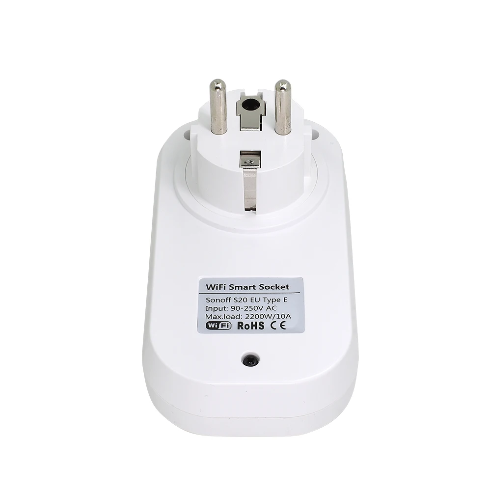 Itead Sonoff S20 Smart Wifi Power Socket Eu Plug Outlet