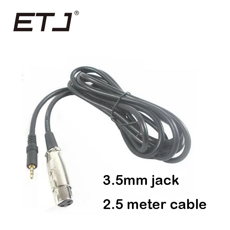 Professional Microphone Audio Cable Length Metro 2.5 x 3.5 mm Jack Low Noisein Microphones from