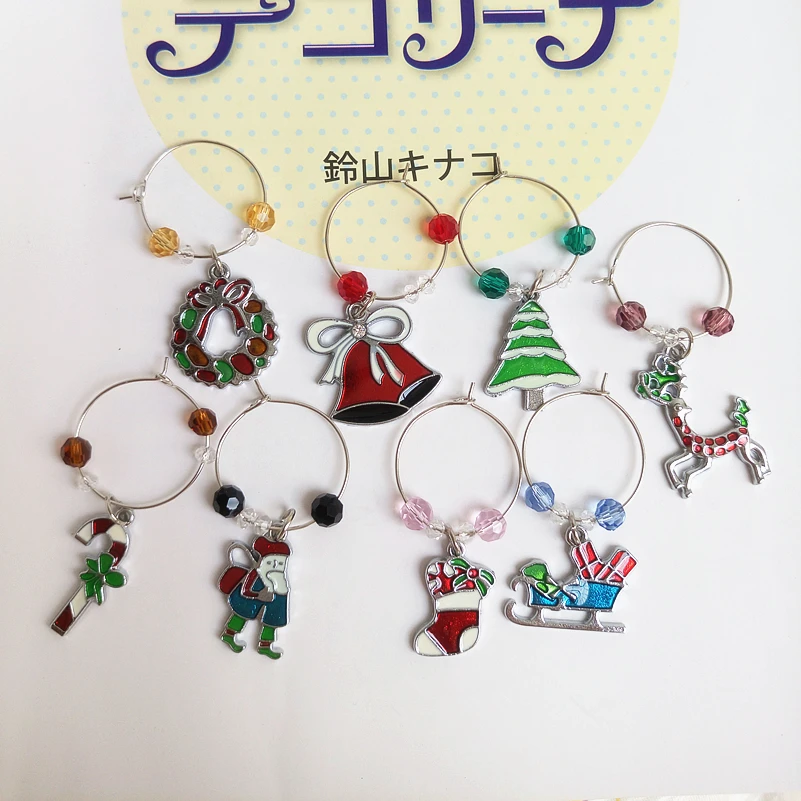 Original Art Wine Charms
