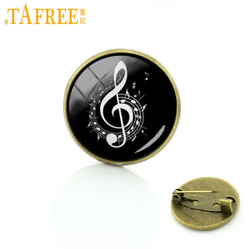 

TAFREE Symphony music note pins promotion fancy musical note badge Wholesale for men women wedding business brooches gift T822