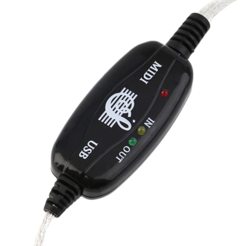 USB IN-OUT MIDI Интерфейсный кабель конвертер ПК в музыкальный Адаптер клавиатуры шнур YA88