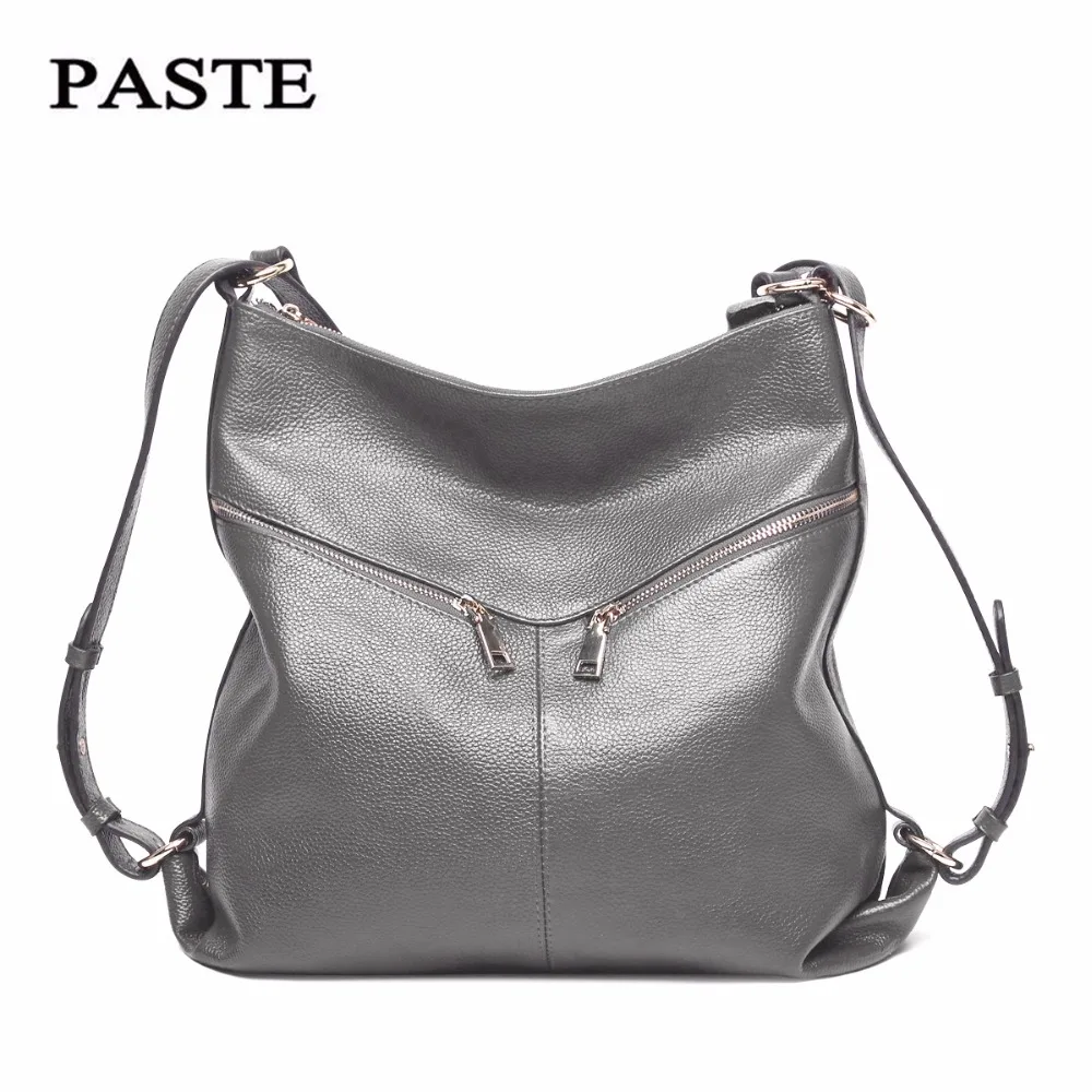 

PASTE Female First layer cowhid Totes Women Shoulder bag Leather Messenger Bags fashion Satchel bag Handbags Crossbody bags