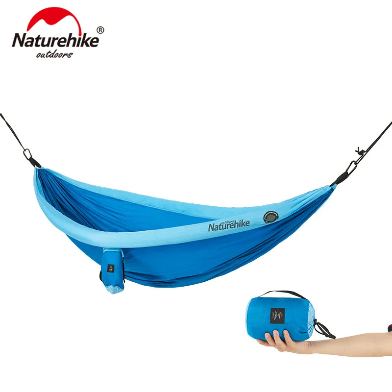 NatureHike Портативный гамак для 2 человек Высокая Прочность Открытый Кемпинг висит