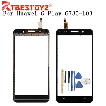 

RTBESTOYZ For Huawei G Play G735-L03 G735 G735-L23 Touch Screen Glass Digitizer Phone Panel Glass + Tools