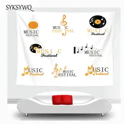 Музыкальный фестиваль ковер на стену гобелен виниловые пластинки фон настенное одеяло студенческий Декор