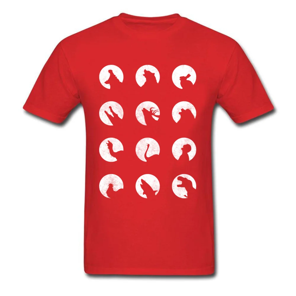 Wolfs Night Off Hip Hop Short Sleeve Printed T-shirts Pure Cotton O-Neck Men Tees Personalized T Shirt Summer Autumn Wolfs Night Off red