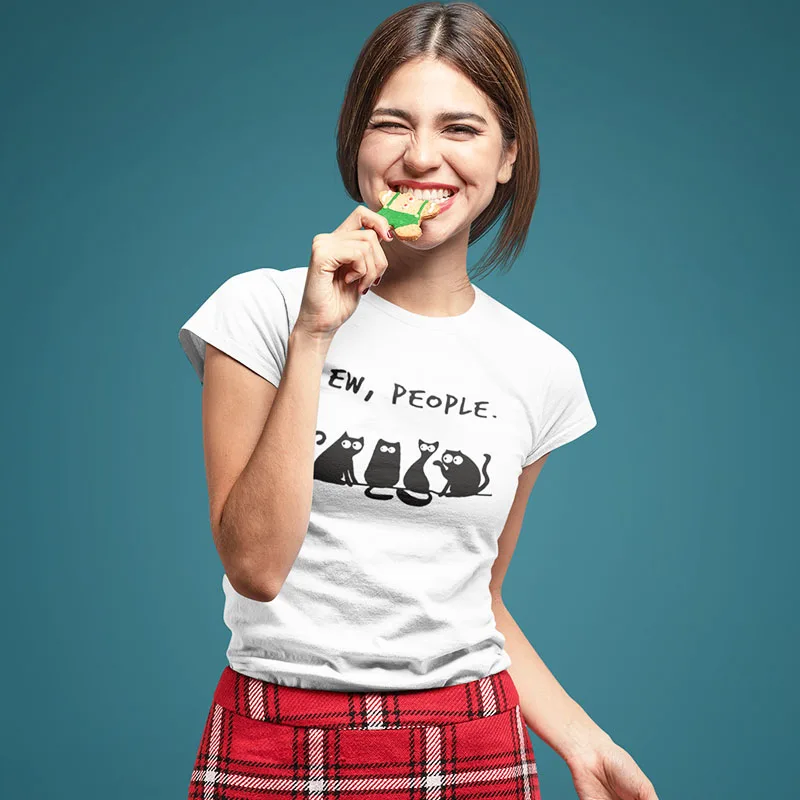 مصريات الناس T قميص Kawaii الصيف المرأة تي شيرت لطيف نمط الإناث أحدث قصيرة الأكمام 100% القطن الحيوانات الأليفة قمم المحملة