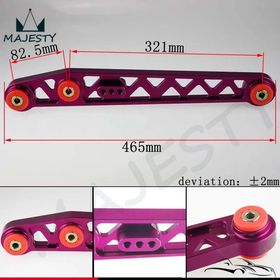 Задний нижний контроль Camber Arms LCA для 96-00 Honda Civic EK EJ+ втулка для электрогитары