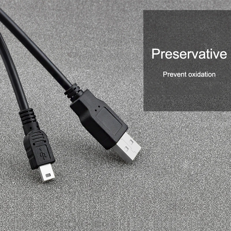 Мини USB 2 0 кабель 5 контактов мини к быстрое зарядное устройство кабели для MP3 MP4