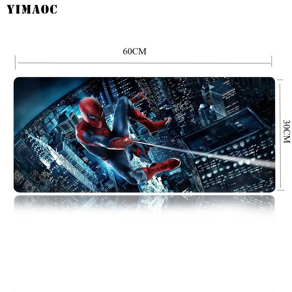 YIMAOC Marvel Человек Паук Коврик для компьютерной мыши коврик Противоскользящий
