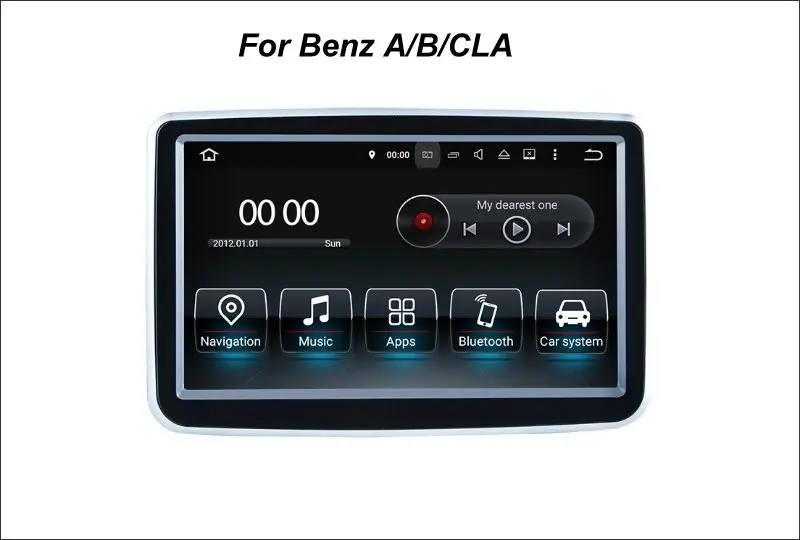 Top Liislee Car Android Multimedia For Mercedes Benz A / B / CLA Stereo Radio BT FM WIFI CD DVD Player GPS Nav Map Navigation System 2