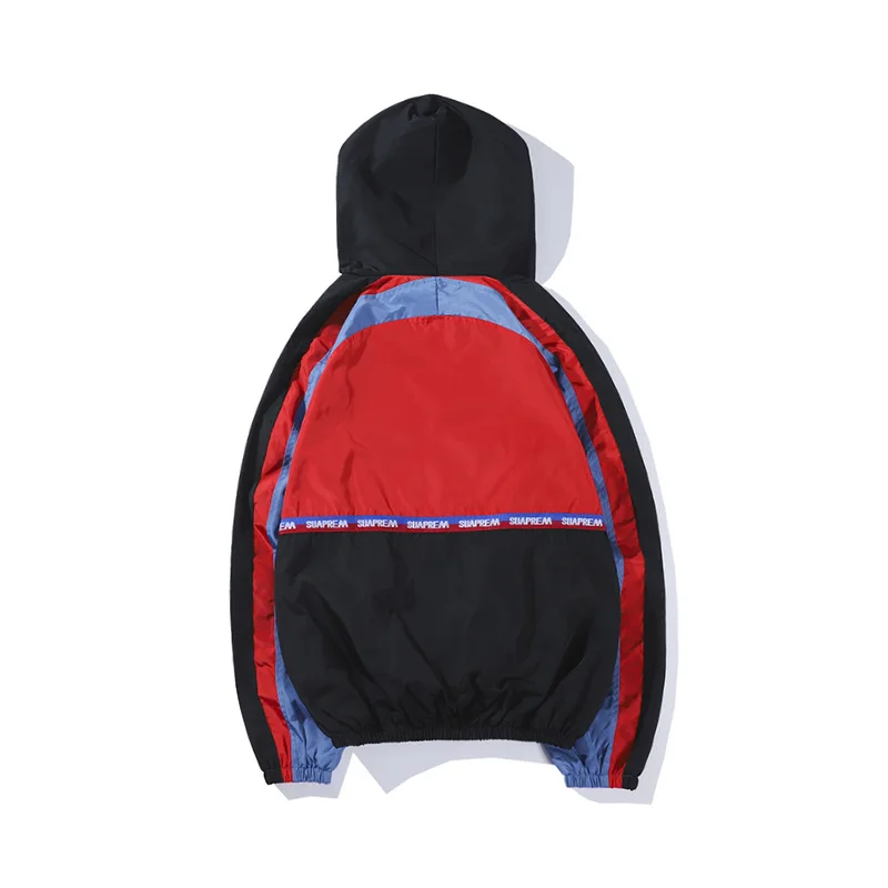 Maxulla Men's Anorak jackets half zipper Hip hop Pullover streetwear stylish Hip Hop jackets hooded jacket street wear Mla015