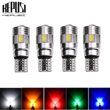Buy 4X Canbus LED Car Light T10 Parking Lights Auto Clearance white red green blue For Hyundai ix35 elantra solaris creta i20 getz Free Shipping