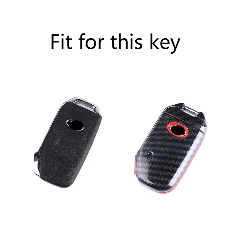 Корпус из углеродного волокна ABS+ силиконовый чехол для пульта дистанционного управления брелок чехол и брелок для Kia Sportage R
