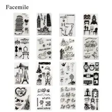 1 шт. рамка Цветочная булавка прозрачный штамп прозрачный Штамп для DIY Скрапбукинг/изготовление карт/рождественские праздничные украшения