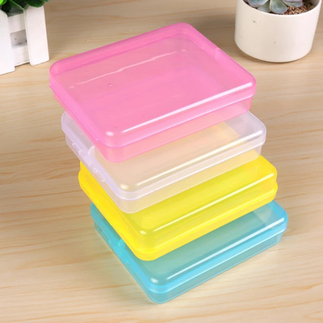 Large Photo Storage Box Embellishment Keeper Transparent 16 Inner Photo  Cases Lightweight Containers Box for Photos Scrapbook