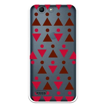 

Stand case costume drawing Triangulos Red WP005 for Vodafone Smart E8