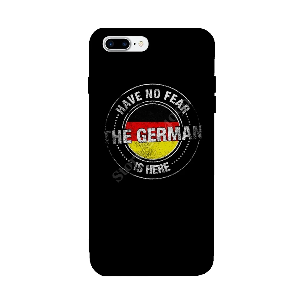 Have No Fear The German Is Here For Iphone X Case Anti-Knock Pretty Covers 6S 6 7 8 Plus Candy Color |